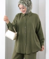 Pantolon Gömlek Takım 8708 Haki