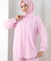 Pantolon Gömlek Takım 8708 Pembe