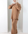 Pantolon Gömlek Takım 8708 Taba