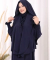 Peçeli Cilbab Model Elbise 6063 Lacivert