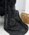 Puantiye Desen Pelerin 7099 Siyah