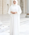 Şallı Namaz Elbisesi 3857 Ekru