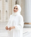 Şallı Namaz Elbisesi 3857 Ekru