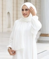 Şallı Namaz Elbisesi 3857 Ekru