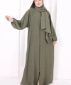 Şallı Namaz Elbisesi 3857 Haki