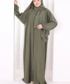 Şallı Namaz Elbisesi 3857 Haki