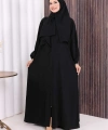 Şallı Namaz Elbisesi 3857 Siyah