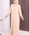 Şallı Namaz Elbisesi 3857 Taş