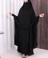 Sufleli Cilbab 6024 Siyah