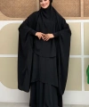 Sufleli Cilbab 6024 Siyah