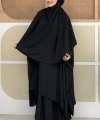 Sufleli Cilbab 6024 Siyah