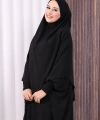 Sufleli Cilbab 6024 Siyah