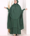 Sufleli Cilbab 6024 Zümrüt