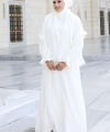 Sufleli Namaz Elbisesi 6034 Ekru