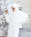 Sufleli Namaz Elbisesi 6034 Ekru
