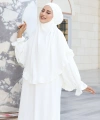 Sufleli Namaz Elbisesi 6034 Ekru