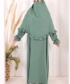 Sufleli Namaz Elbisesi 6034 Mint