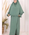 Sufleli Namaz Elbisesi 6034 Mint