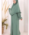 Sufleli Namaz Elbisesi 6034 Mint