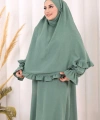 Sufleli Namaz Elbisesi 6034 Mint