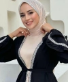 Taş Detaylı Şifon Şal 2026 Taş