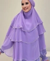 Taş Detaylı Sufle 6030 Lila