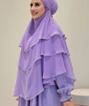 Taş Detaylı Sufle 6030 Lila