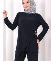 Toka Detaylı İkili Takım 8034 Lacivert