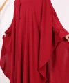 Tunik, Pantolon ve Abaya Üçlü Takım 8663 Bordo