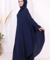 Tunik, Pantolon ve Abaya Üçlü Takım 8663 Lacivert