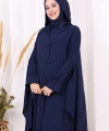 Tunik, Pantolon ve Abaya Üçlü Takım 8663 Lacivert