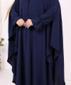 Tunik, Pantolon ve Abaya Üçlü Takım 8663 Lacivert