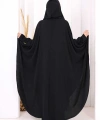 Tunik, Pantolon ve Abaya Üçlü Takım 8663 Siyah