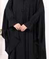 Tunik, Pantolon ve Abaya Üçlü Takım 8663 Siyah