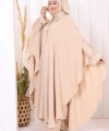 Tunik, Pantolon ve Abaya Üçlü Takım 8663 Taş