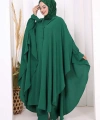 Tunik, Pantolon ve Abaya Üçlü Takım 8663 Zümrüt