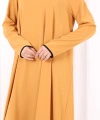 Tunik Şal ve Pantolon Üçlü Takım 8030 Hardal