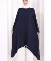 Tunik Şal ve Pantolon Üçlü Takım 8030 Lacivert