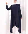 Tunik Şal ve Pantolon Üçlü Takım 8030 Lacivert