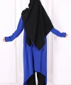 Tunik Şal ve Pantolon Üçlü Takım 8030 Saks