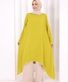 Tunik Şal ve Pantolon Üçlü Takım 8030 Yağ Yeşili