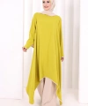 Tunik Şal ve Pantolon Üçlü Takım 8030 Yağ Yeşili