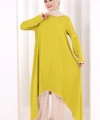 Tunik Şal ve Pantolon Üçlü Takım 8030 Yağ Yeşili