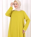 Tunik Şal ve Pantolon Üçlü Takım 8030 Yağ Yeşili