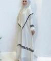 Umre  Elbise ŞAL HEDİYE 6036 Ekru