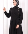 Yandan Bağlamalı İkili Takım 8019 Siyah