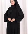 Yandan Bağlamalı Tunik Pantolon Takım 8008 Siyah