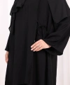 Yandan Bağlamalı Tunik Pantolon Takım 8008 Siyah