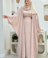 Yarasakol Abayalı Elbise Takım 8497 Taş