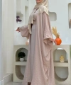 Yarasakol Abayalı Elbise Takım 8497 Taş